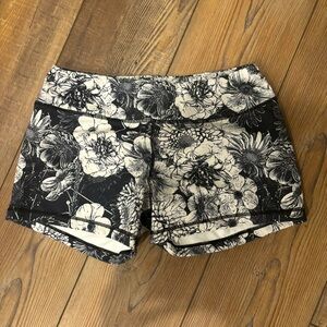 Born Primitive Black and White Floral shorts